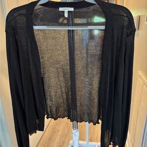 Maurices Sheer Black Cardigan